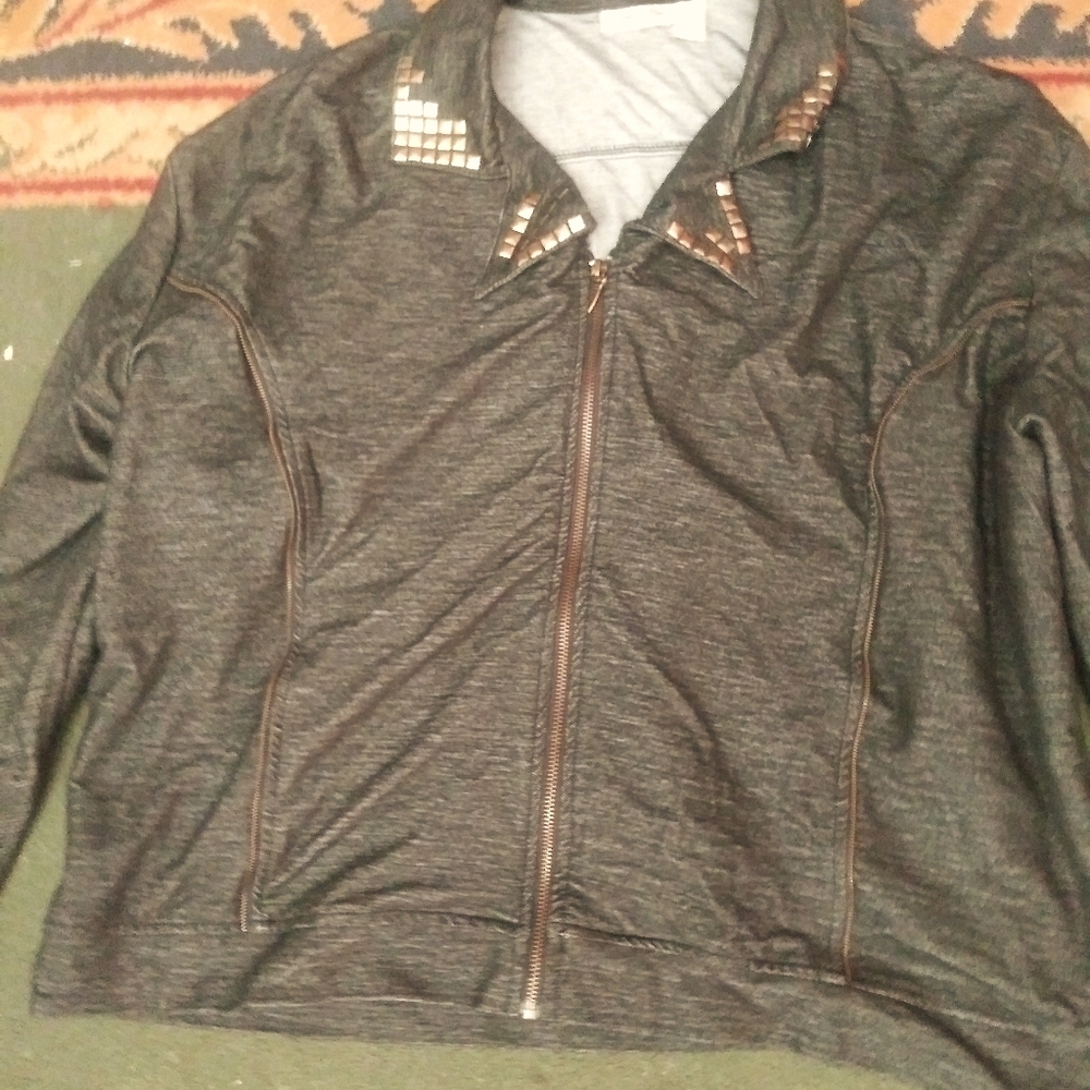 Studded soft motto Jacket